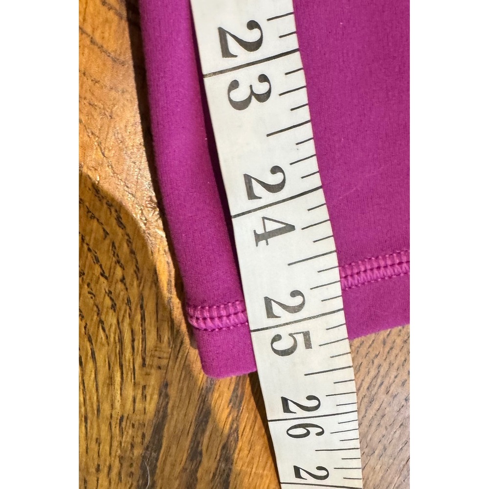 Athleta Salutation Stash Tight Magenta Purple High Rise Leggings Women Large 25" - Picture 7 of 7